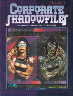 Shadowrun 2nd - Corporate Shadowfiles (B-Grade) (Genbrug)